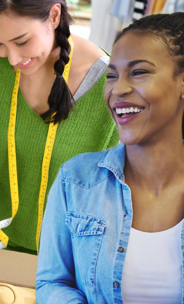 Happy women entrepreneures