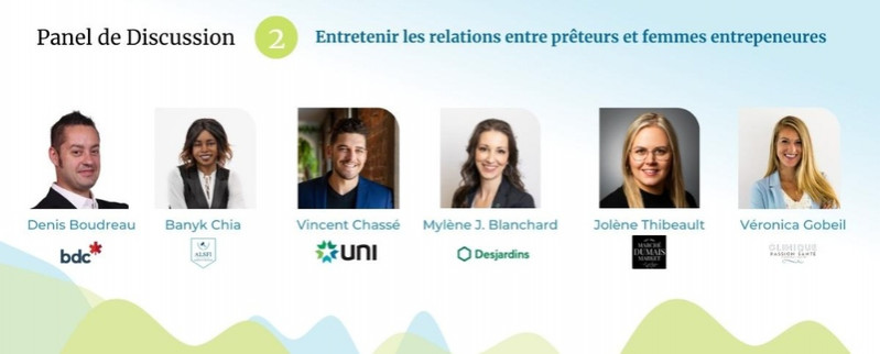 Panel de Discussion #2: Entretenir les relations entre prêteurs et femmes entrepreneures