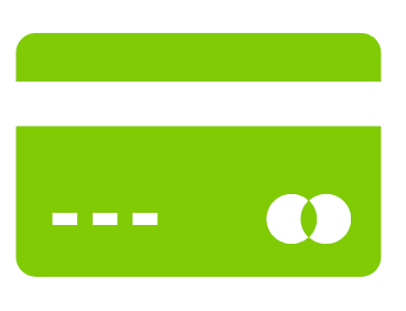 Pictogramme d'une carte de crédit